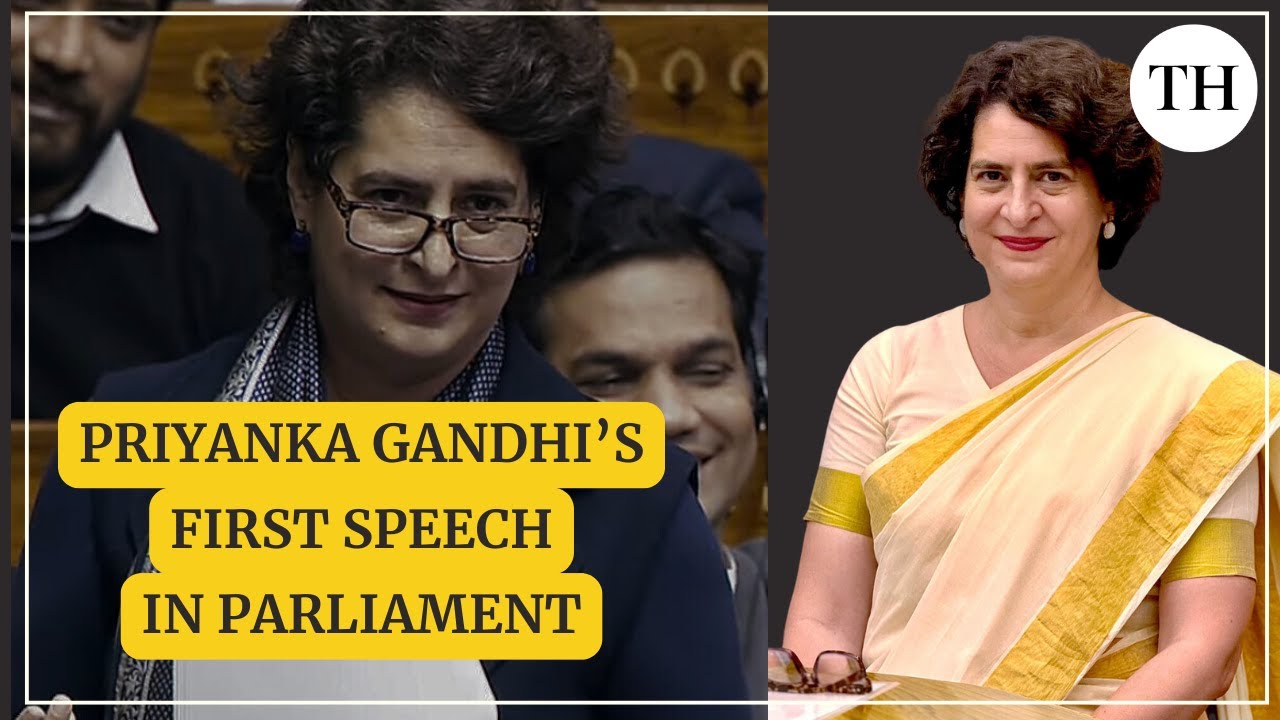 Priyanka Gandhi's maiden speech in Parliament | Congress | Rahul Gandhi | Lok Sabha