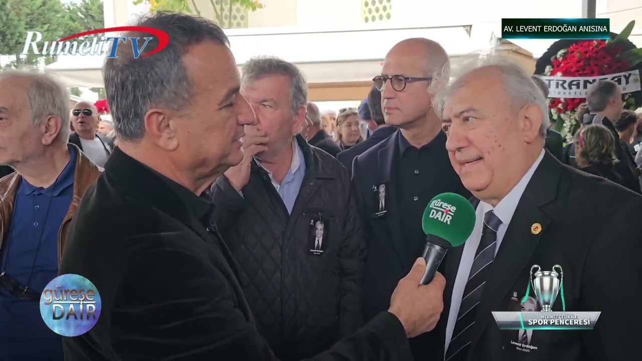 LEVENT ERDOĞAN CENAZE T&Ouml;RENİ.