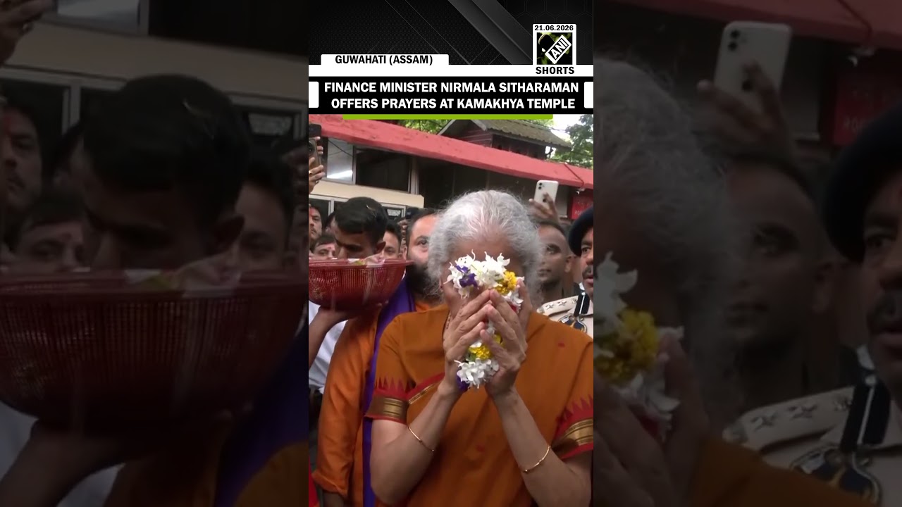 Finance Minister Nirmala Sitharaman offers prayers at Maa Kamakhya Temple in Guwahati