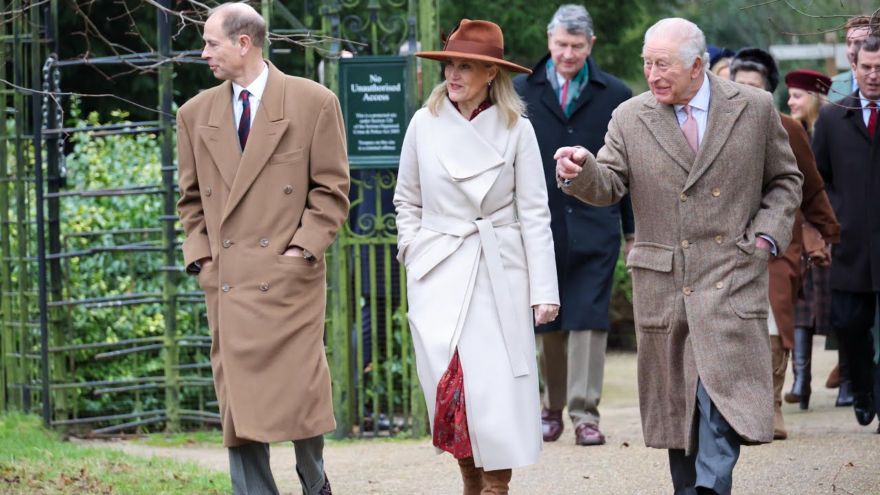 The Royal Family attended the traditional Sunday service before the new year.