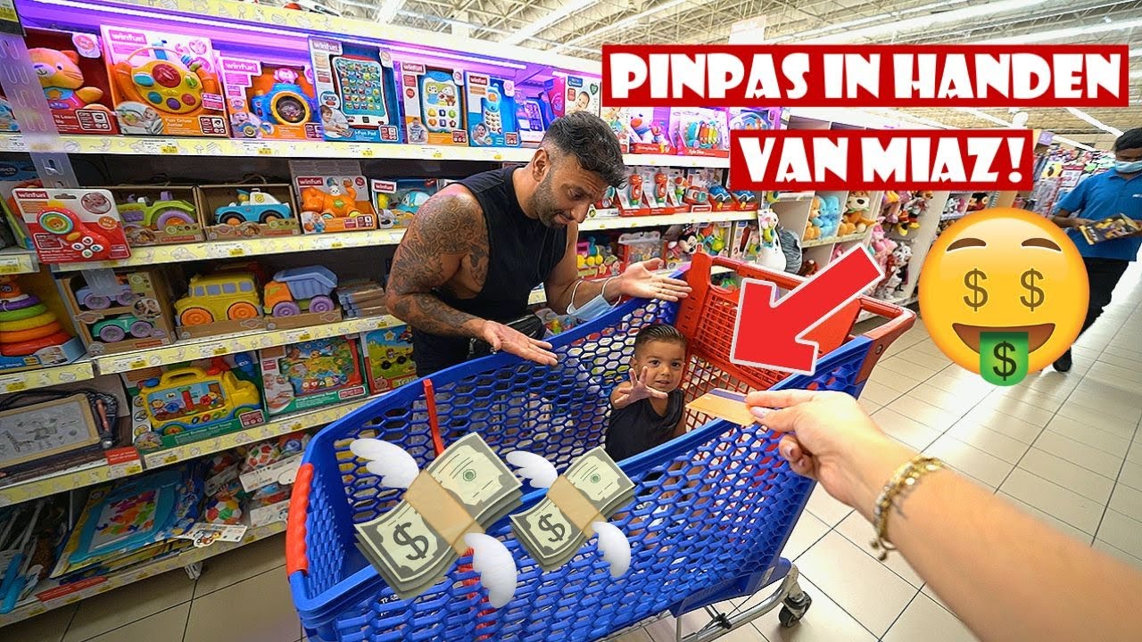 MIAZ KRIJGT 1 UUR ONZE PINPAS IN HANDEN! 😱🤑| LAKAP JUNIOR