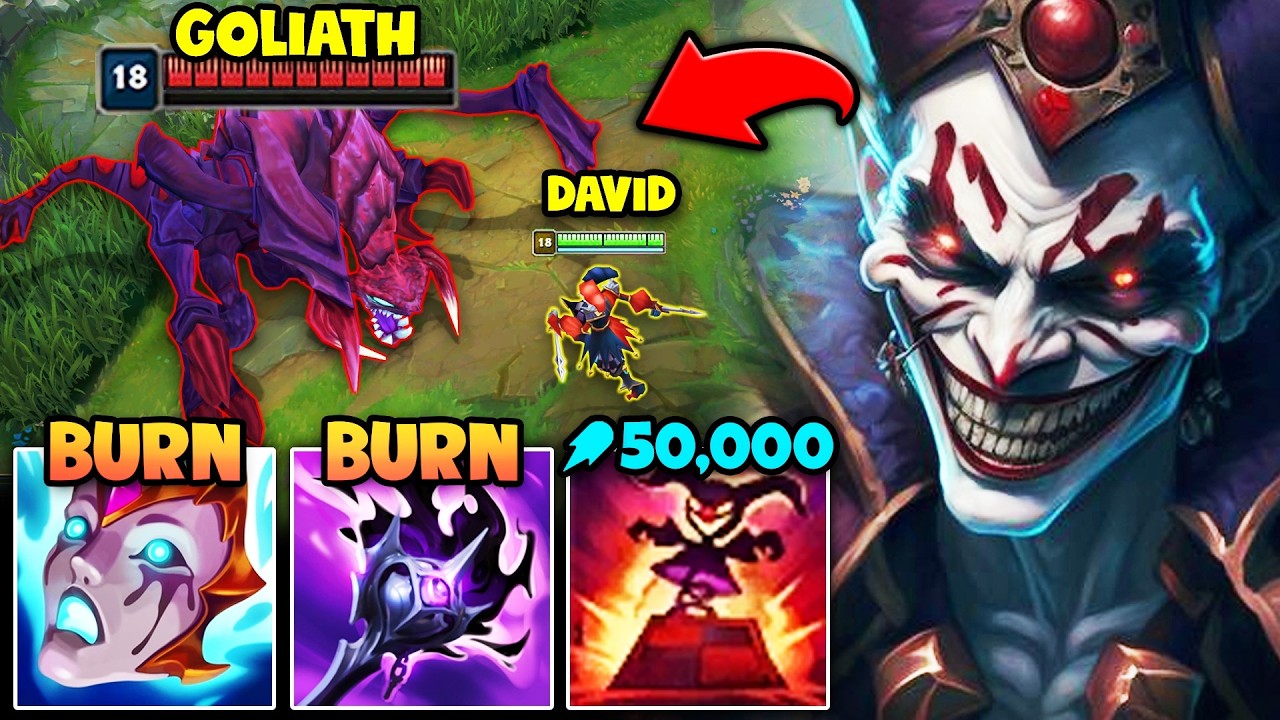 Pink Ward Shaco versus 10,000 HP Cho'Gath... (DAVID VS. GOLIATH)