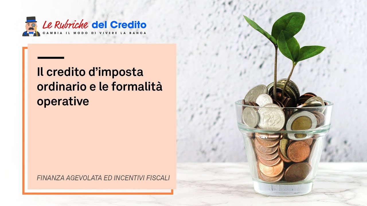 Il credito d’imposta sui beni strumentali: alcune formalità operative