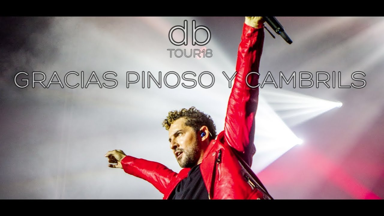 David Bisbal - Pinoso y Cambrils - Tour 2018