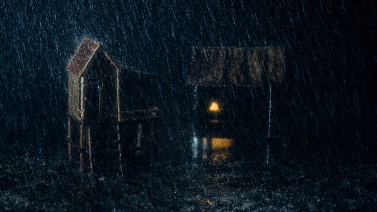 Fall Asleep in Minutes with Heavy Rain and Gentle Thunder | Deep Sleep Rain Ambience