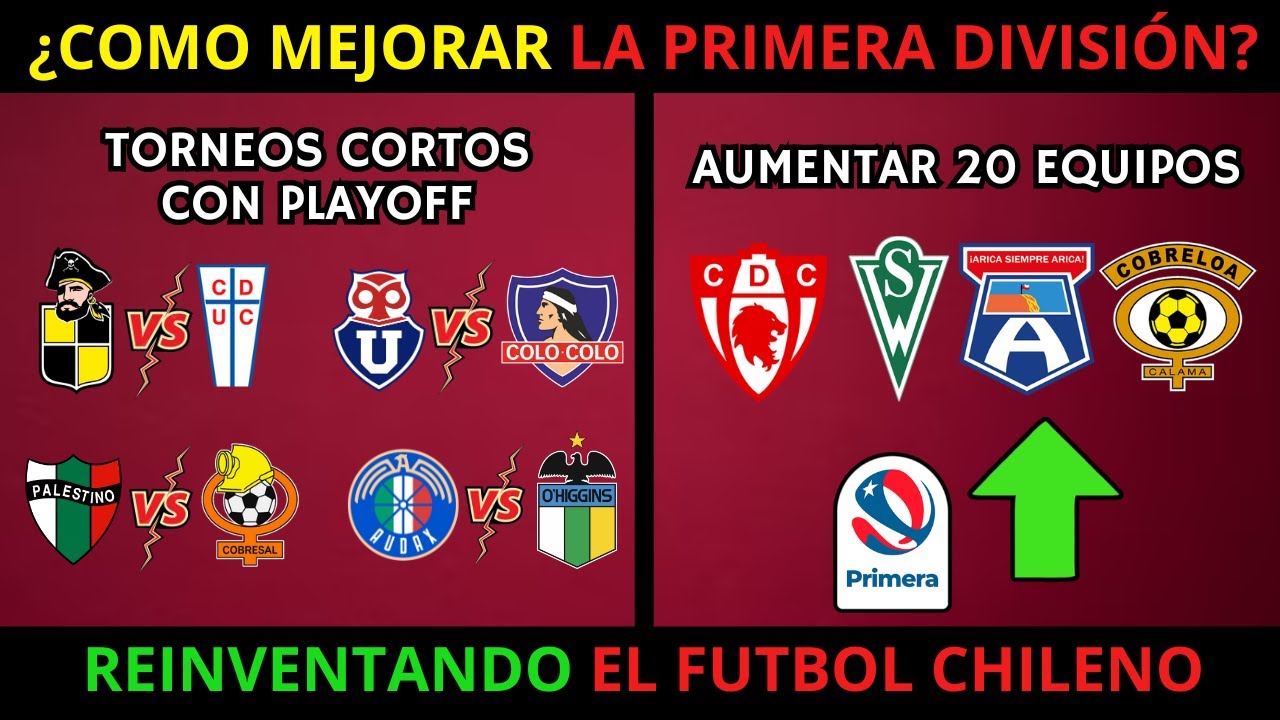 ¿COMO MEJORAR EL FUTBOL CHILENO? REINVENTANDO la LIGA CHILENA