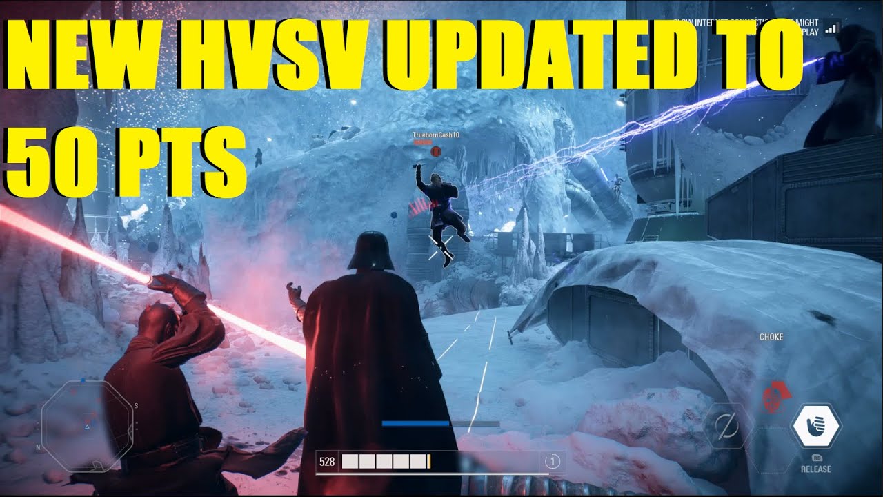 Star Wars Battlefront 2 - New HvsV points increased to 50! | Post Patch Darth Vader slaughter!