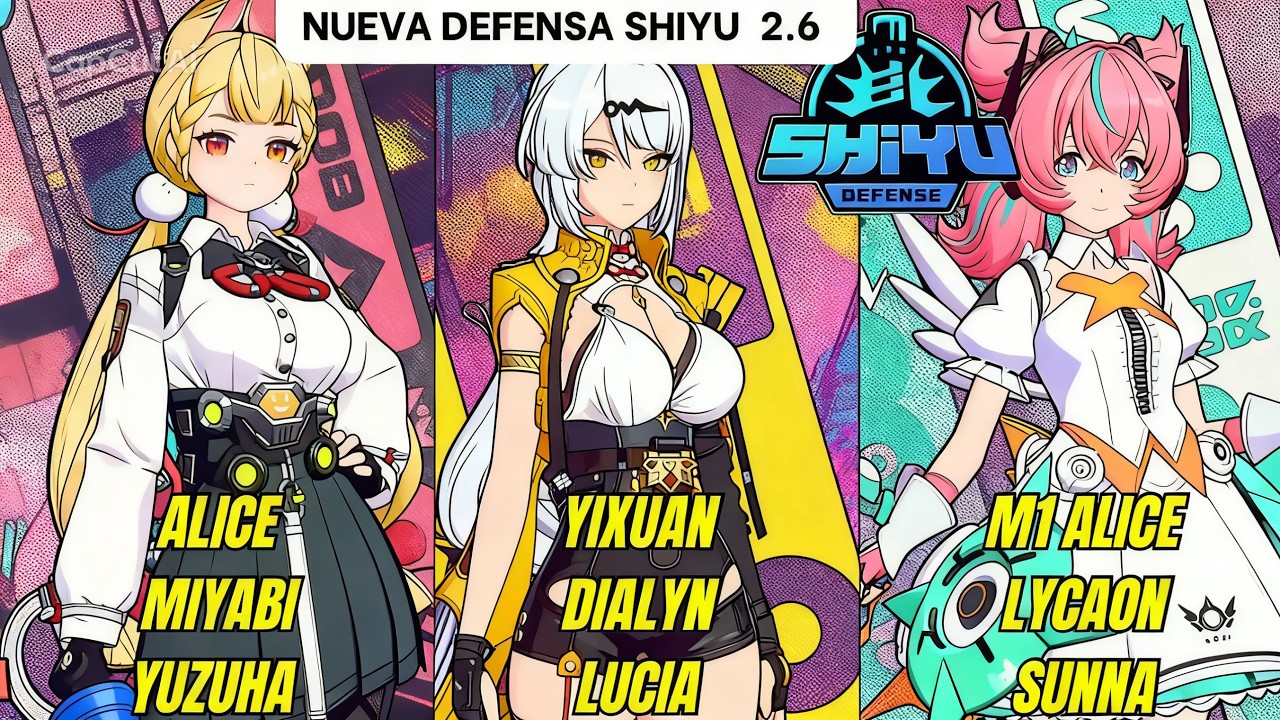 NUEVA Shiyu Defense / Alice Miyabi x Yixuan  Dialyn x Aria Lycaon/ Zenless Zone Zero 2.6