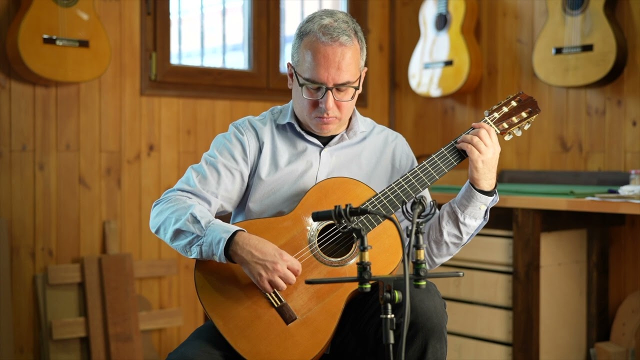 Guitar by Luthier Marcelo Barbero 1953 !! in WorkShop of Francisco jiménez, Granada, Spain 2025