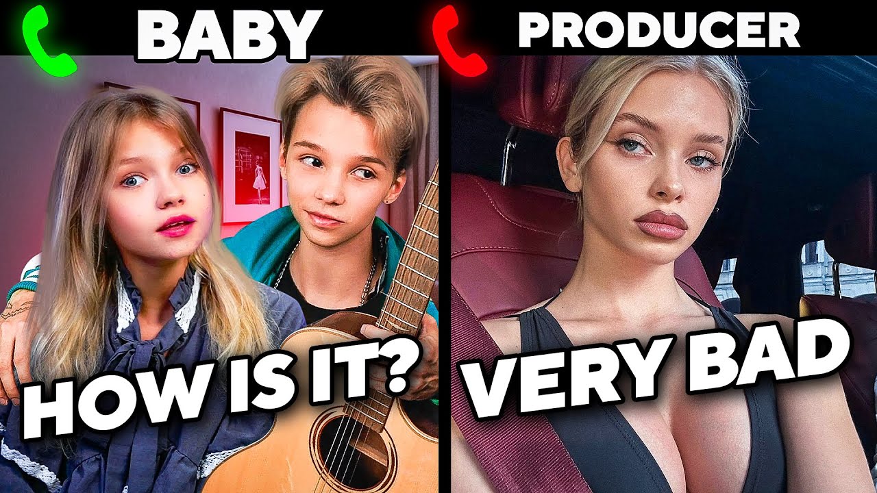 BABY-GIRL PRETENDS to be a BEGINNER at an audition for A MUSIC GROUP