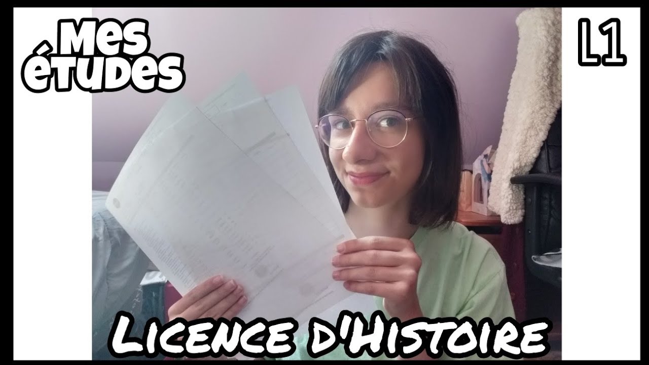 Licence d'histoire (notes, chapitres étudiés au cours de l'année...)