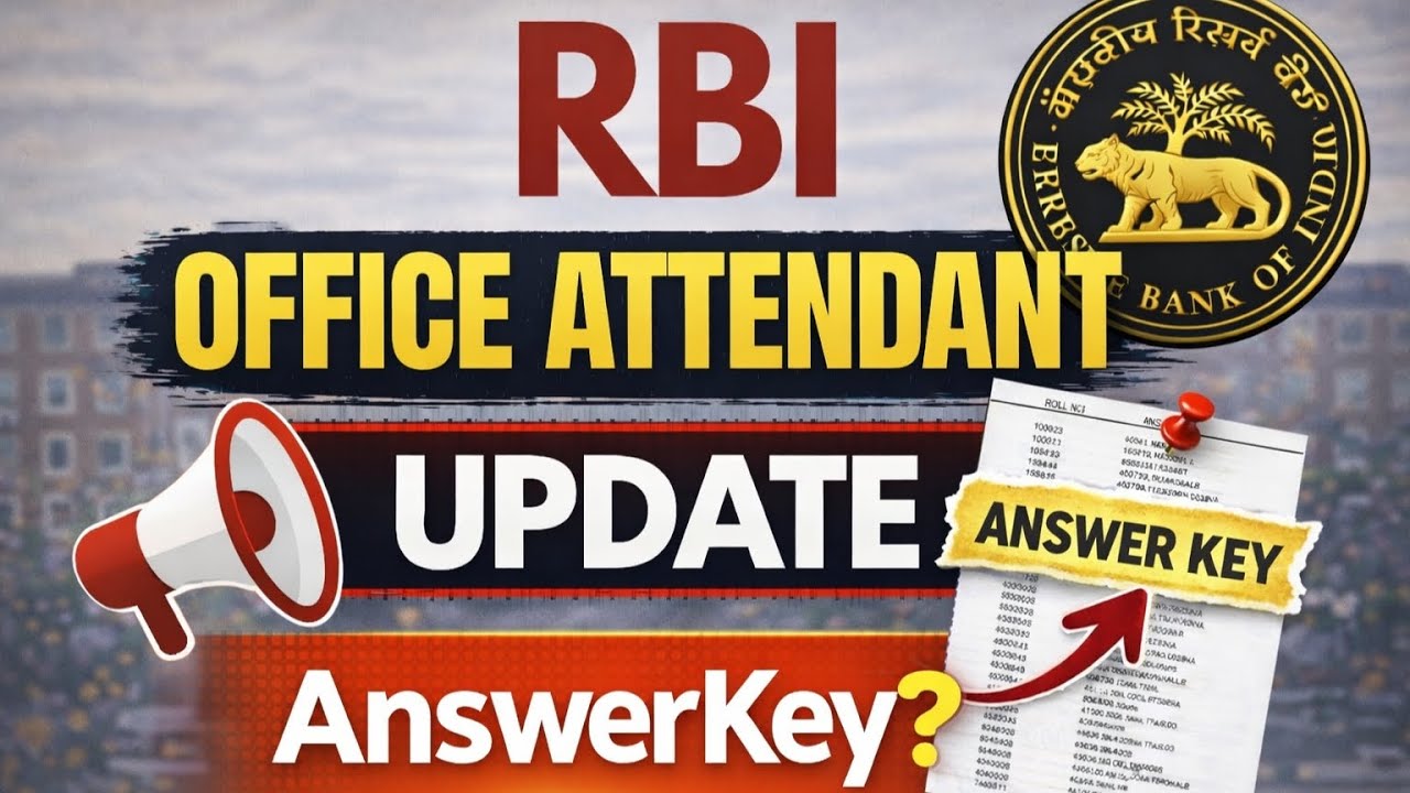 Answer Key Aagyi? | RBI Office Attendant 2026 | Latest Update #rbi #rbiofficeattendant