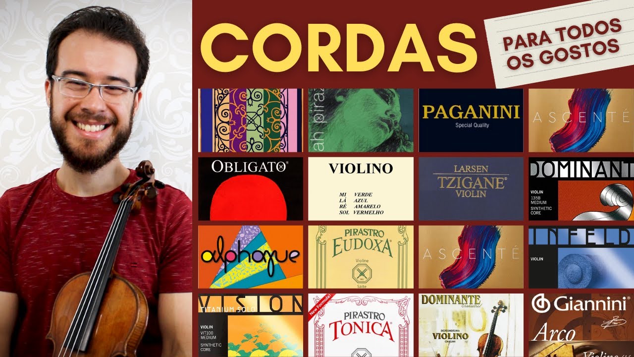 CORDAS PARA VIOLINO | Diferentes n&iacute;veis de corda e como escolher a melhor op&ccedil;&atilde;o para voc&ecirc;