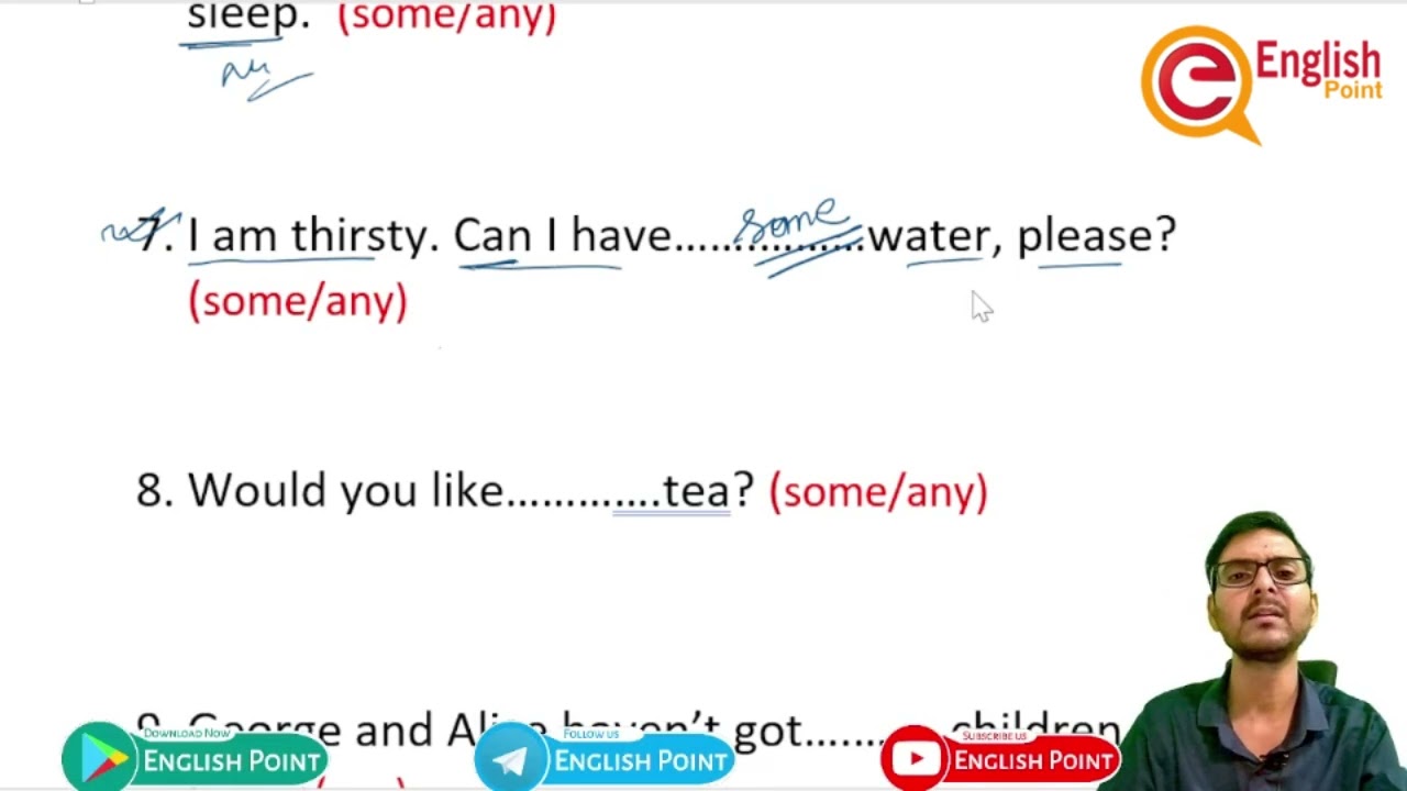 Determiners in English Grammar |Some और Any का प्रयोग TRICK साथ | Use of SOME & ANY