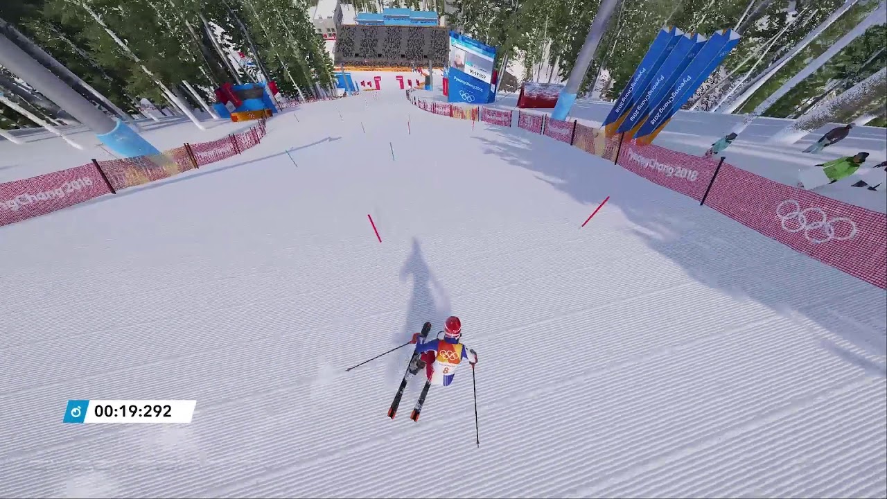 Steep Road To The Olympics - Korea -  Slalom Gameplay