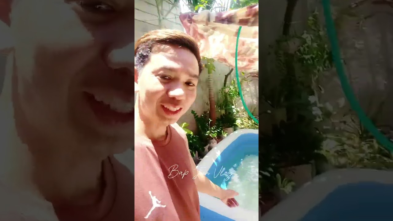 Minsan kailangan mong mapag-isa 😅 Di pweding kau lang ang masaya 😂 #pool #poolparty #summer
