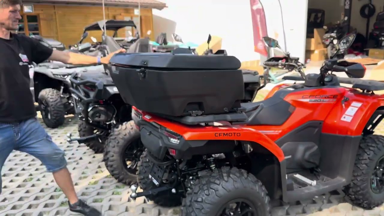 Kufer tylny oryginalny do CFMOTO quadów CF MOTO 450 goes 500 terrox 520 gen3 850 gen2 625 i 1000