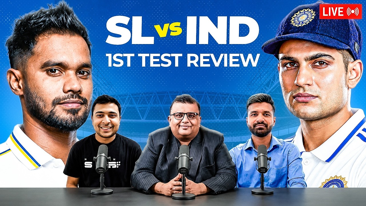 India vs Sri Lanka comes to an end, and we're LIVE with a full review of the Test! 🇮🇳🇱🇰