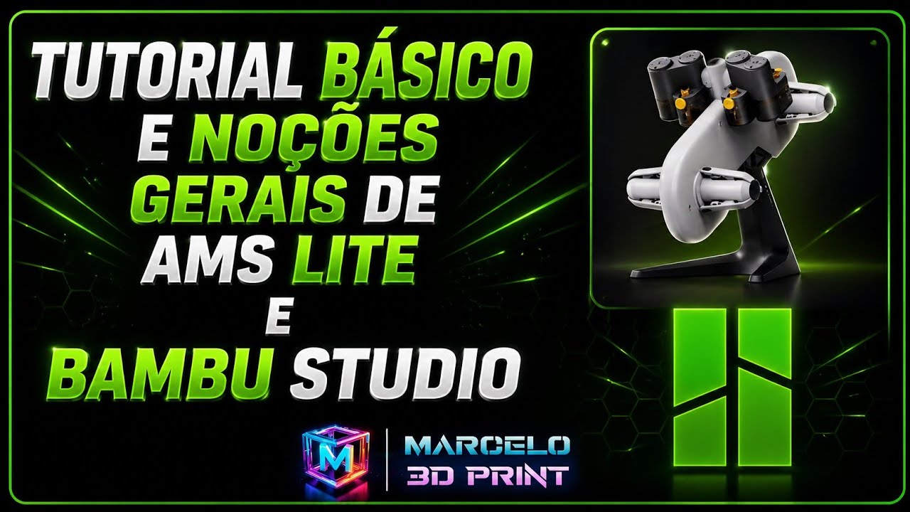 TUTORIAL BÁSICO E NOÇÕES GERAIS DE AMS LITE E BAMBU STUDIO!
