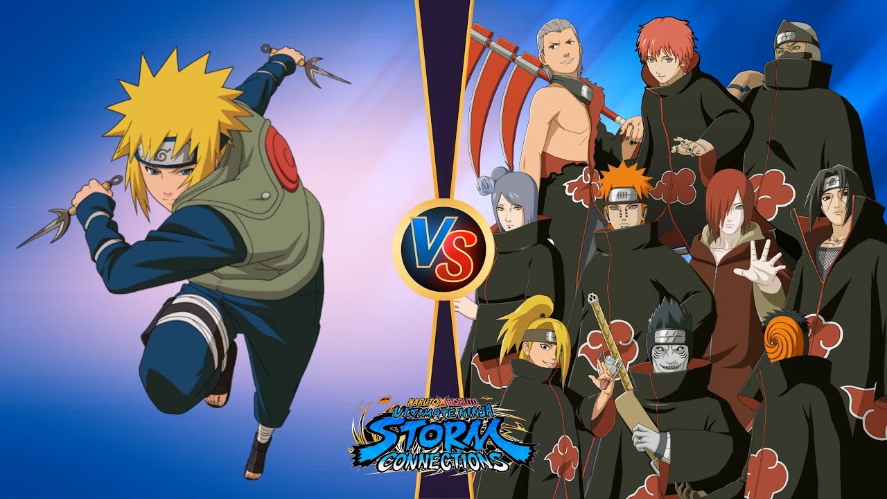 【Minato Namikaze VS Akatsuki Marathon battle】 NARUTO X BORUTO Ultimate NinjaSTORM CONNECTIONS