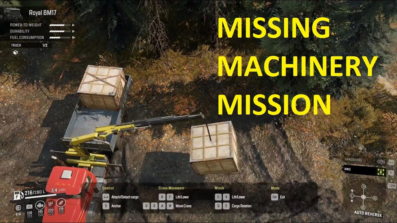 Snowrunner - Missing Machinery Mission Gameplay