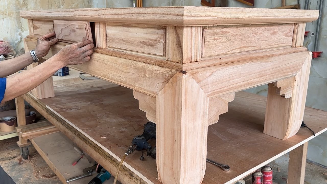Woodworking and Craftsmanship - The Creation and Birth of the Coffee Table
