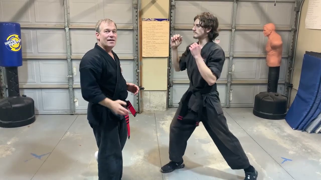 KENPO Green Belt Freestyle Techniques Part 3 - Jamie Seabrook