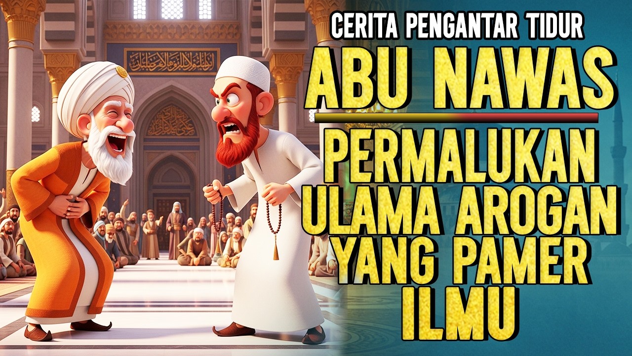 ABU NAWAS MEMPERMALUKAN ULAMA  YANG PAMER ILMU || DONGENG SEBELUM TIDUR