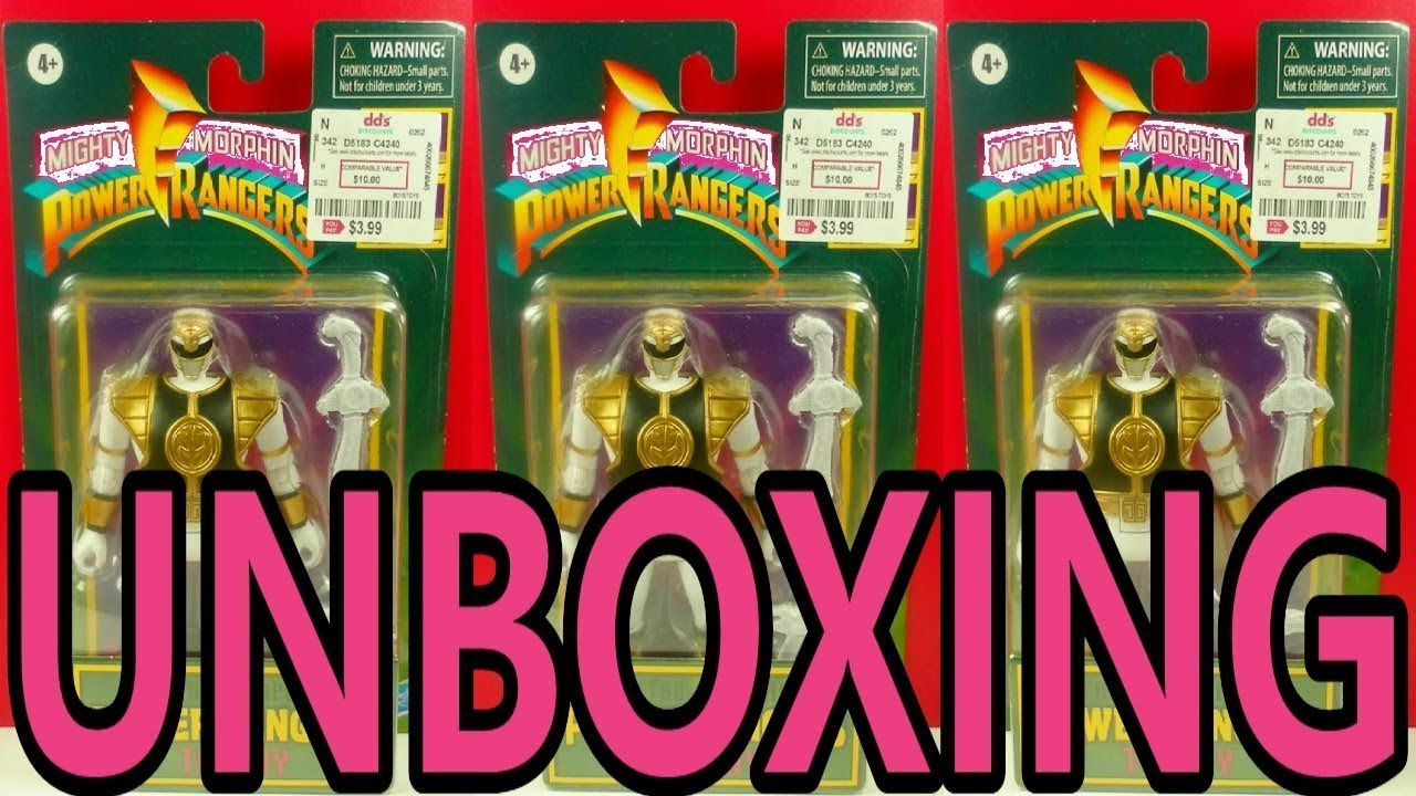 UNBOXING: Retro Morphin Power Rangers - White Ranger (Tommy)