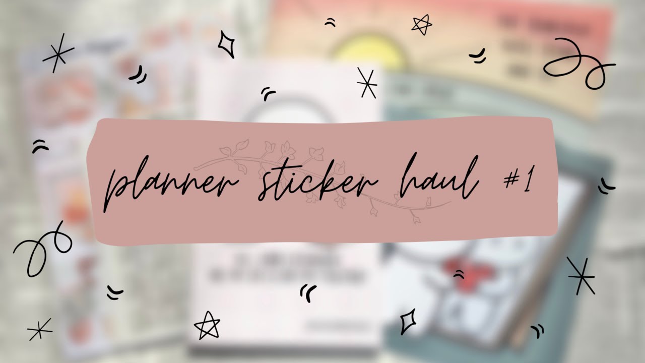planner sticker haul #1 | oncemorewithlove, thecoffeemonsterzco & the prairie planner :)
