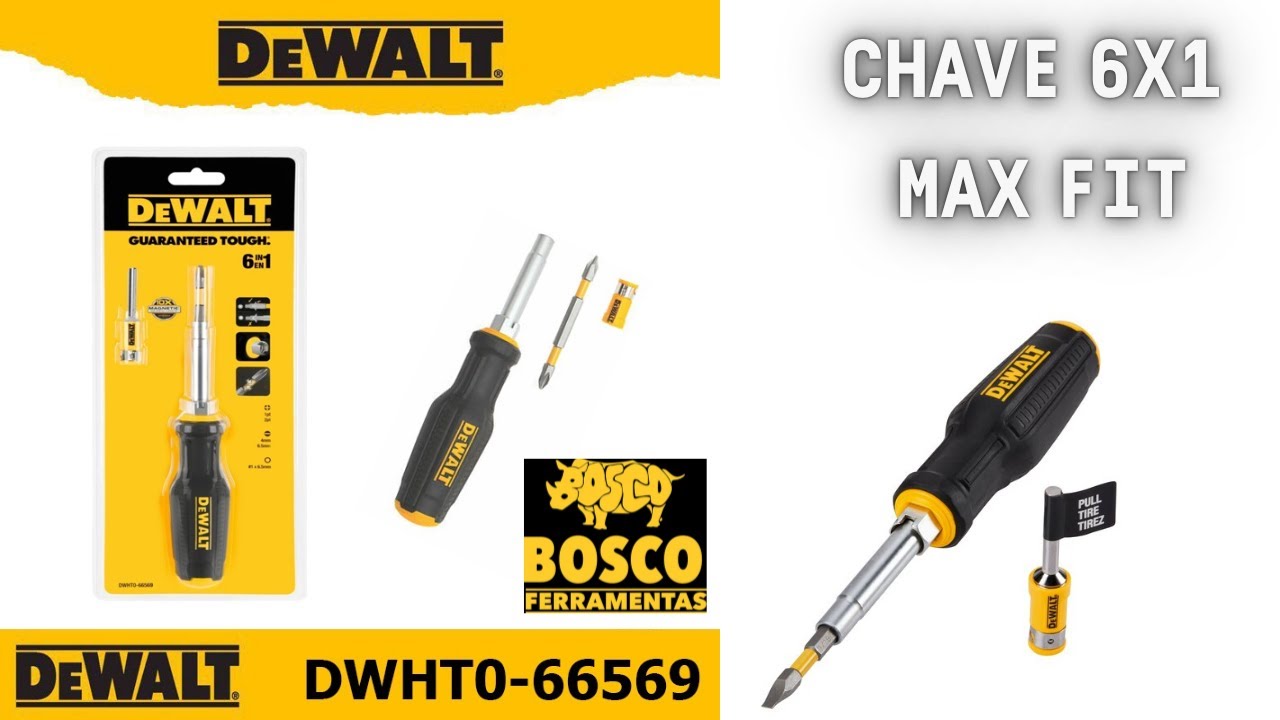 CHAVE 6X1 - MAX FIT DEWALT - DWHT 66569