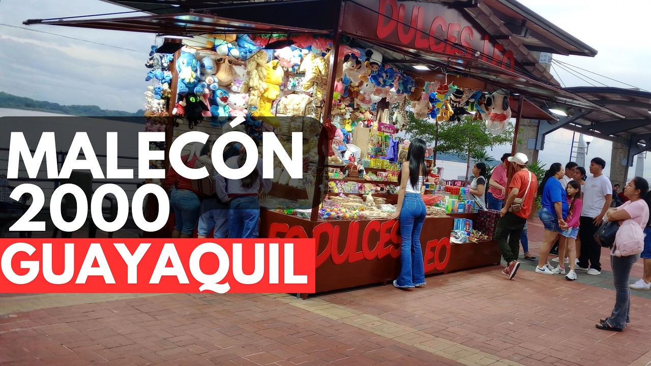 ¿Qué tan descuidado está el MALECÓN? | GUAYAQUIL ECUADOR l Recorrido en 4k