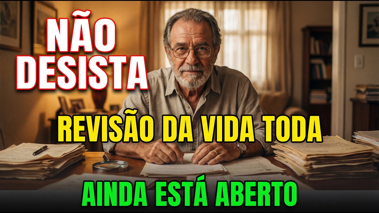 NÃO DESISTA DA REVISÃO DA VIDA TODA ANTES DE VER O QUE AINDA ESTÁ ABERTO