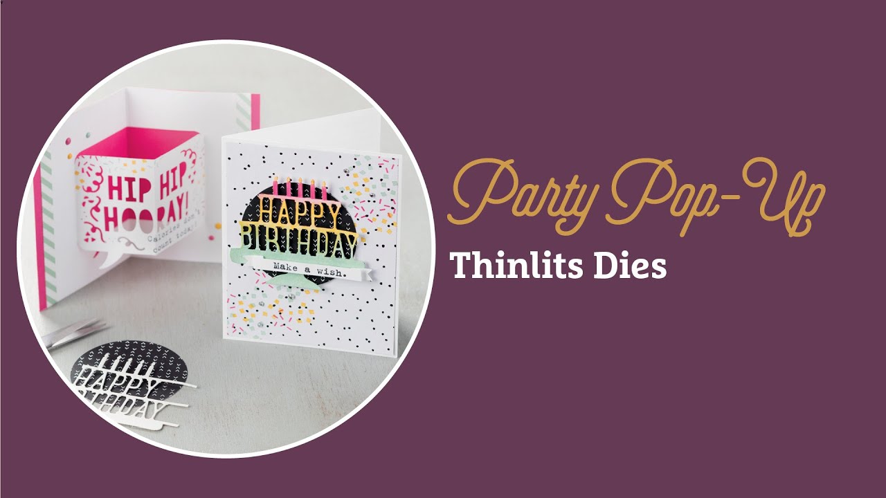 Party Pop-Up Thinlits Dies by Stampin' Up!
