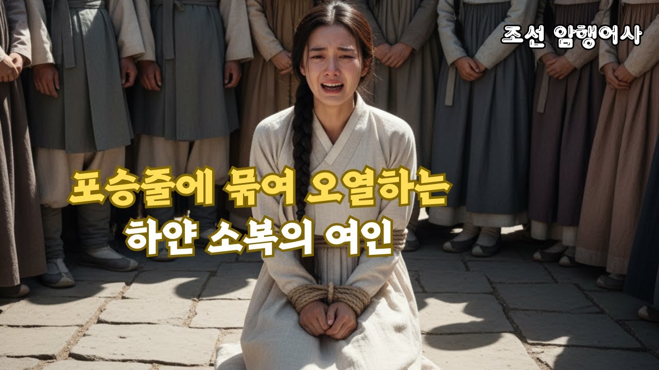남편을 죽였다는 누명을 쓰고 사형장에 끌려간 과부... 암행어사 박문수가 찾아낸 소름 돋는 반전 /조선 암행어사