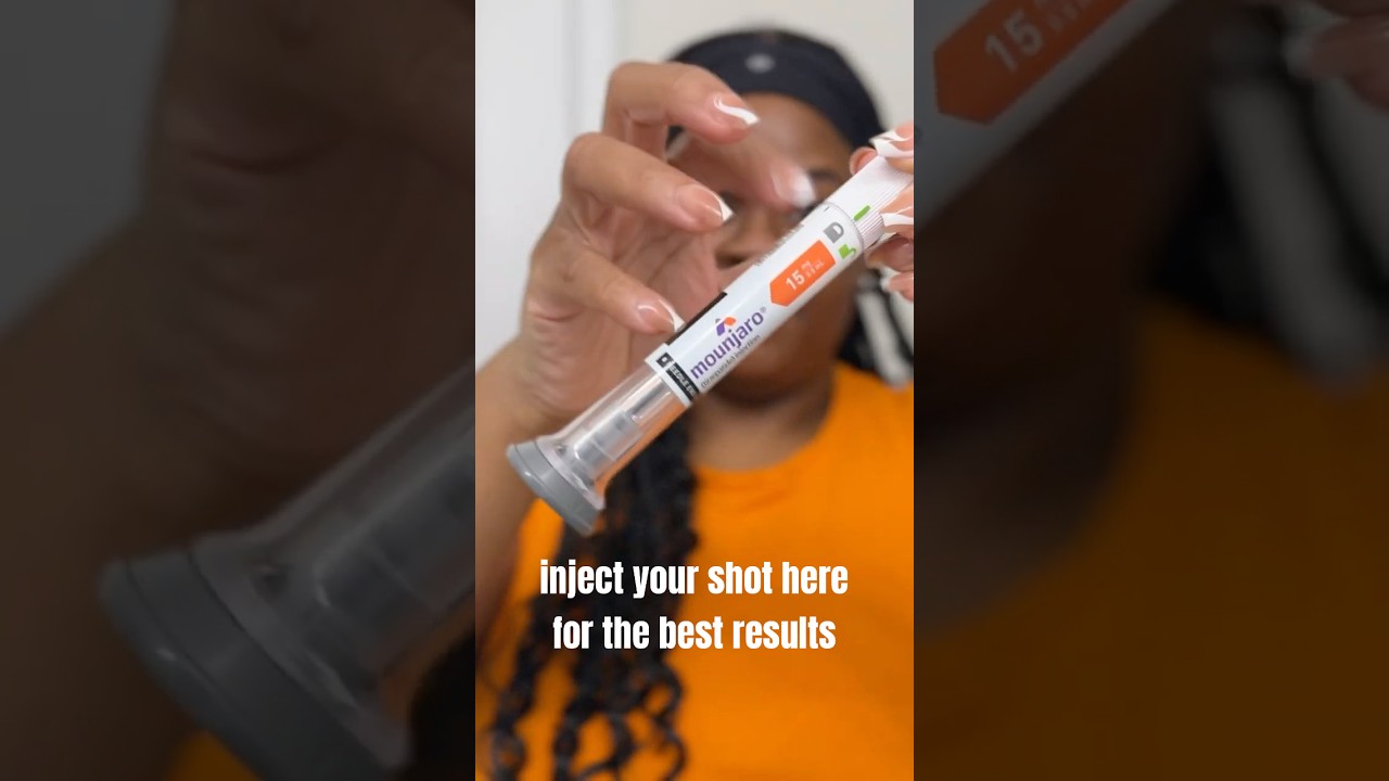 inject your mounjaro here for the best results #mounjaro #glp1 #shorts