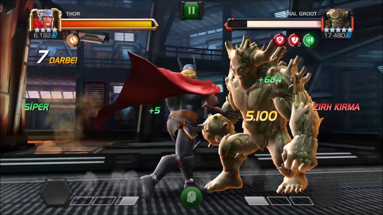 Marvel Şampiyonlar Turnuvası - Thor vs Kral Groot