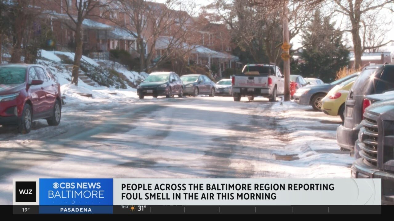 What's that smell? Baltimore residents report stinky odor.
