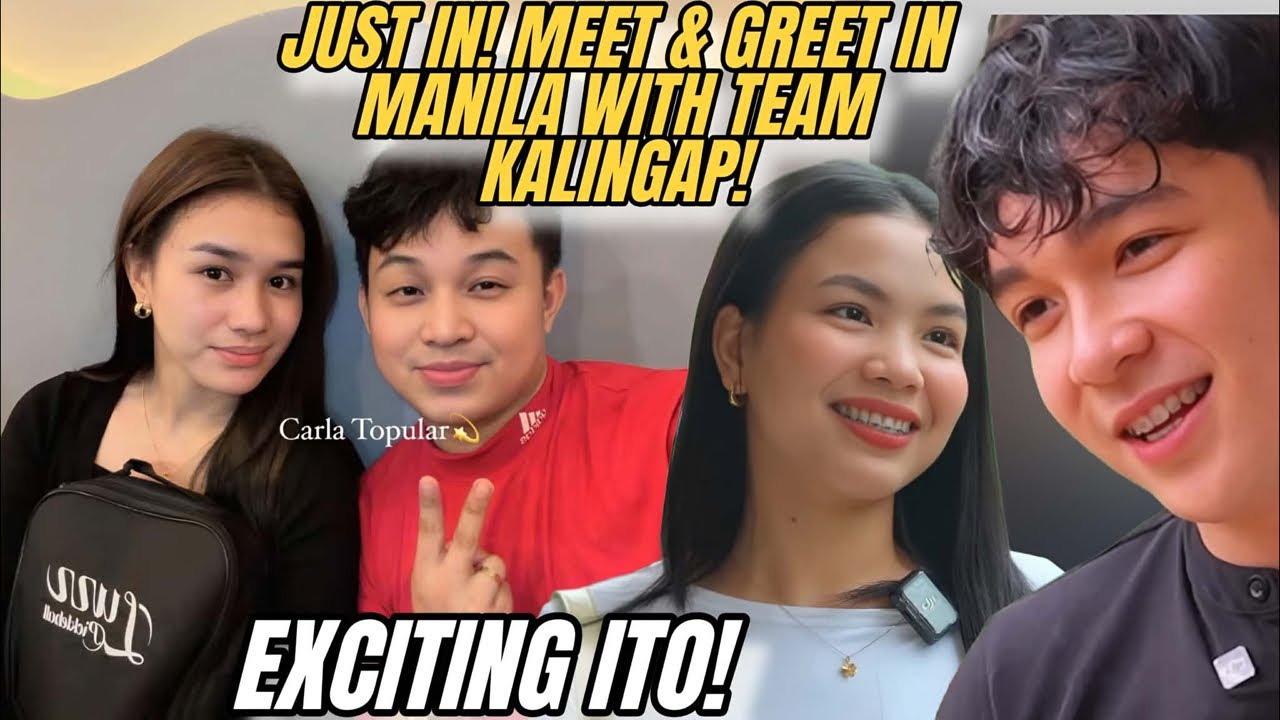 ⭕️MAGANDANG BALITA!‼️JUST IN: MEET & GREET IN MANILA? Exciting ito!