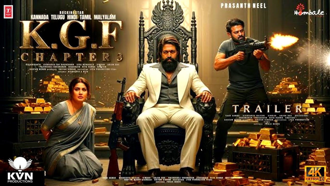 KGF 3 Trailer | KGF Chapter 3 Release Date | New South Movie | South Movie | KGF Chapter 3 Trailer
