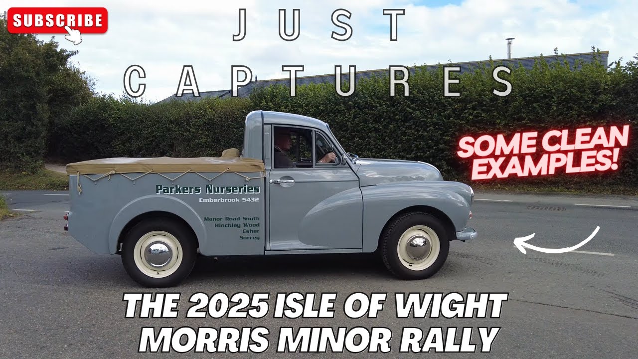 Leaving The 2025 Isle of Wight Morris Minor Rally