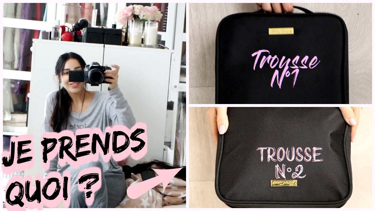 CE QUE JE PRENDS EN VACANCES + MON ORGANISATION !