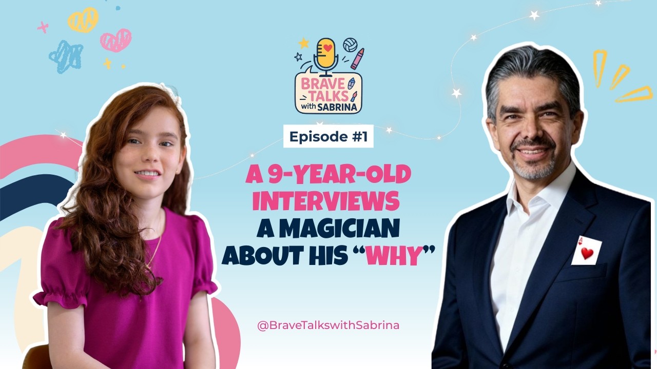 A 9-Year-Old Interviews a Magician About His “Why”