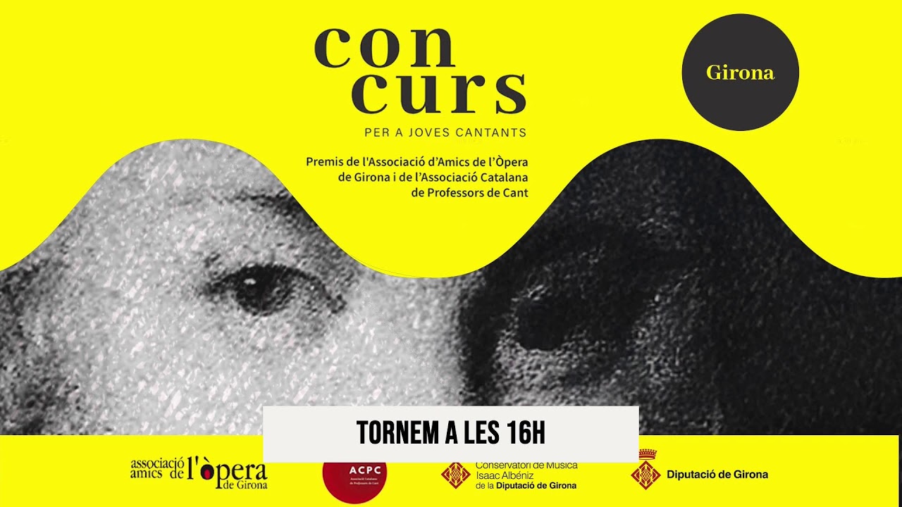 Transmissió en directe del Concurs de Joves cantants. Girona 2026. MATÍ (de les 9,45 a les 14,30 h)
