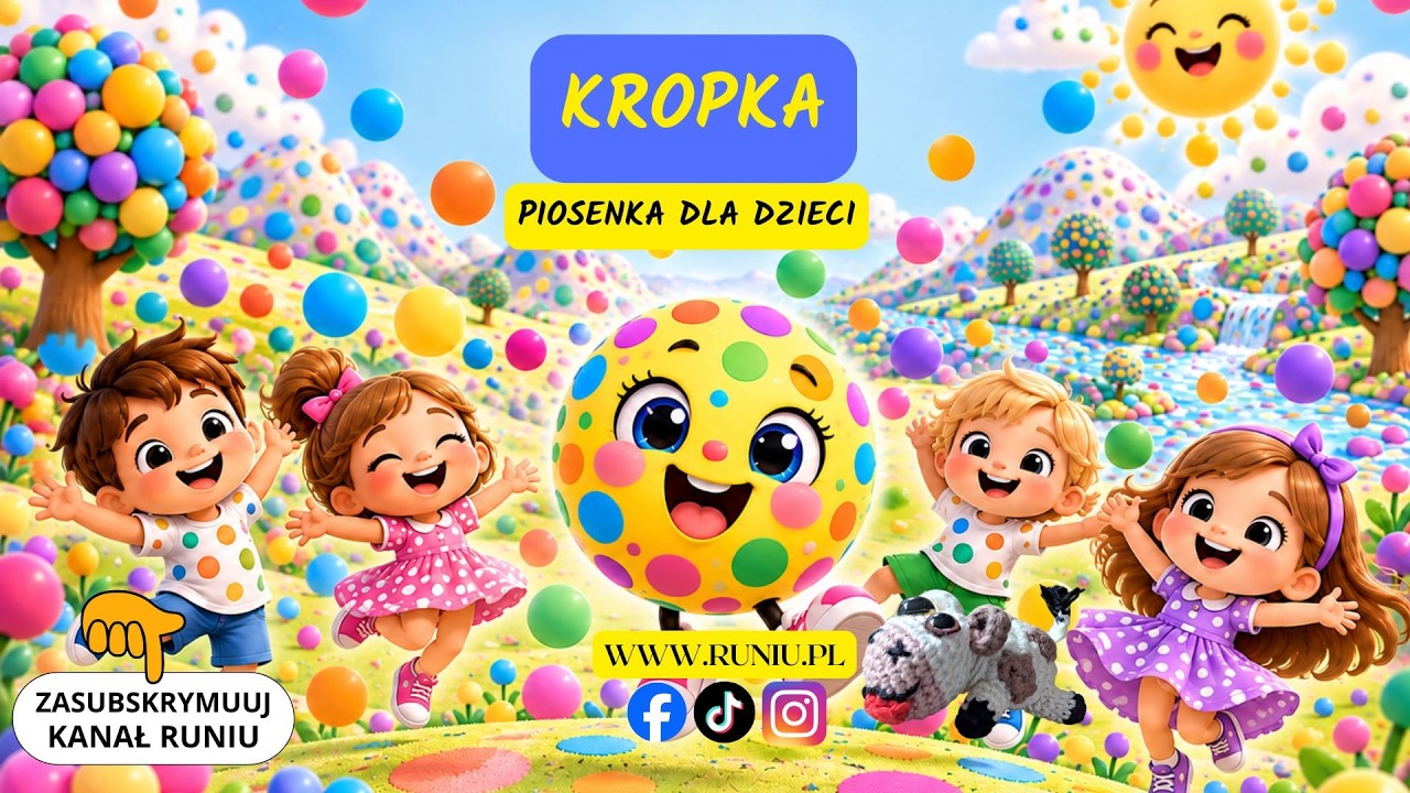 🔴 &bdquo;KROPKA&rdquo; &ndash; wesoła piosenka dla dzieci🐄🎵