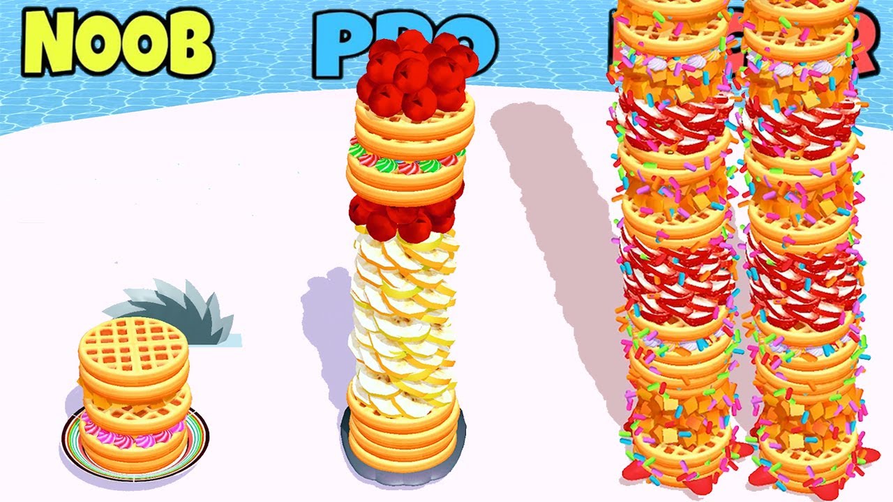 NOOB vs PRO vs HACKER in Pancake Rush