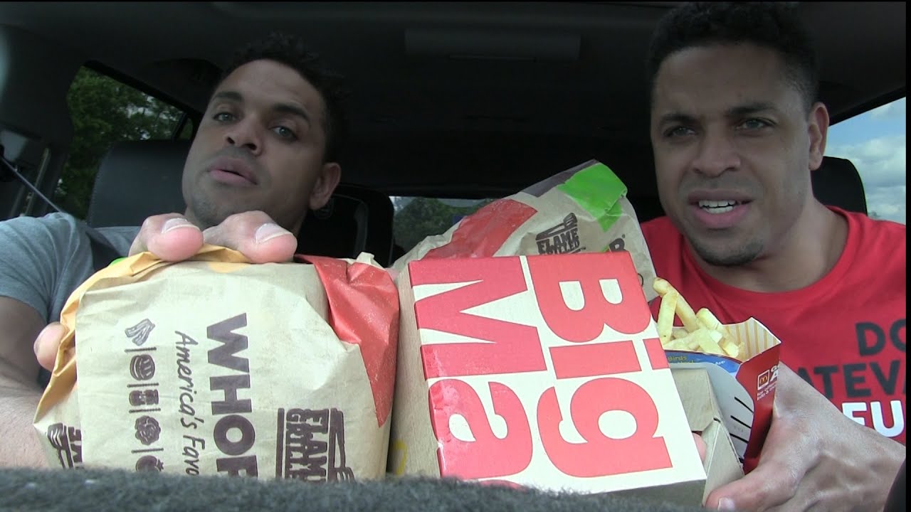 Ем бургеры Burger King и биг-маки McDonald's @Hodgetwins