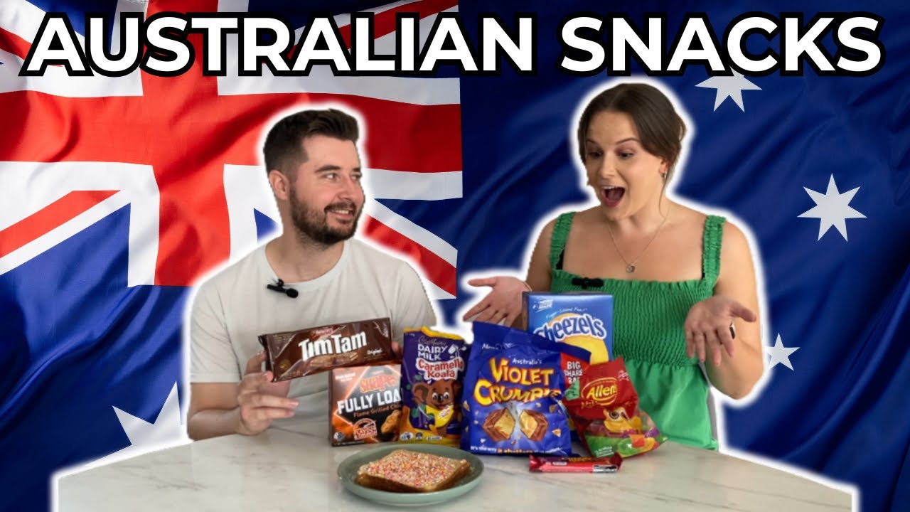 Trying Australian Snacks for the First Time! | Living in Australia