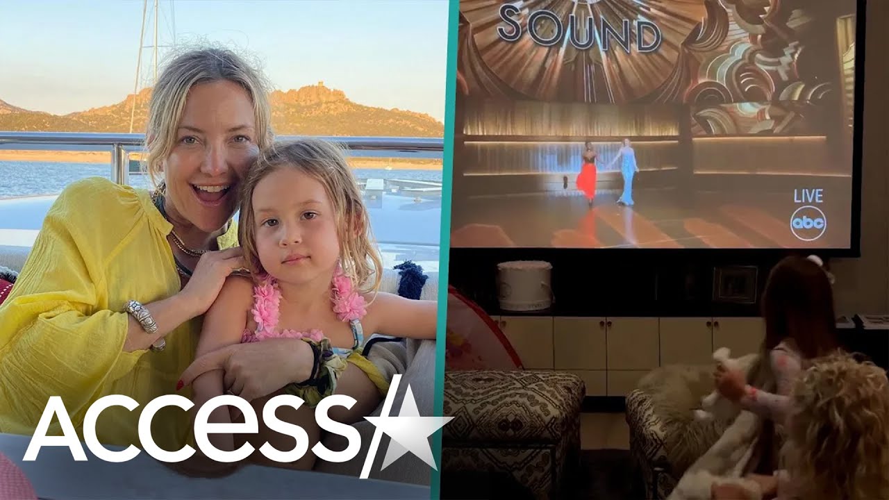 Kate Hudson Shares Adorable Video Of Rani Rose Watching Her Oscars Appearance