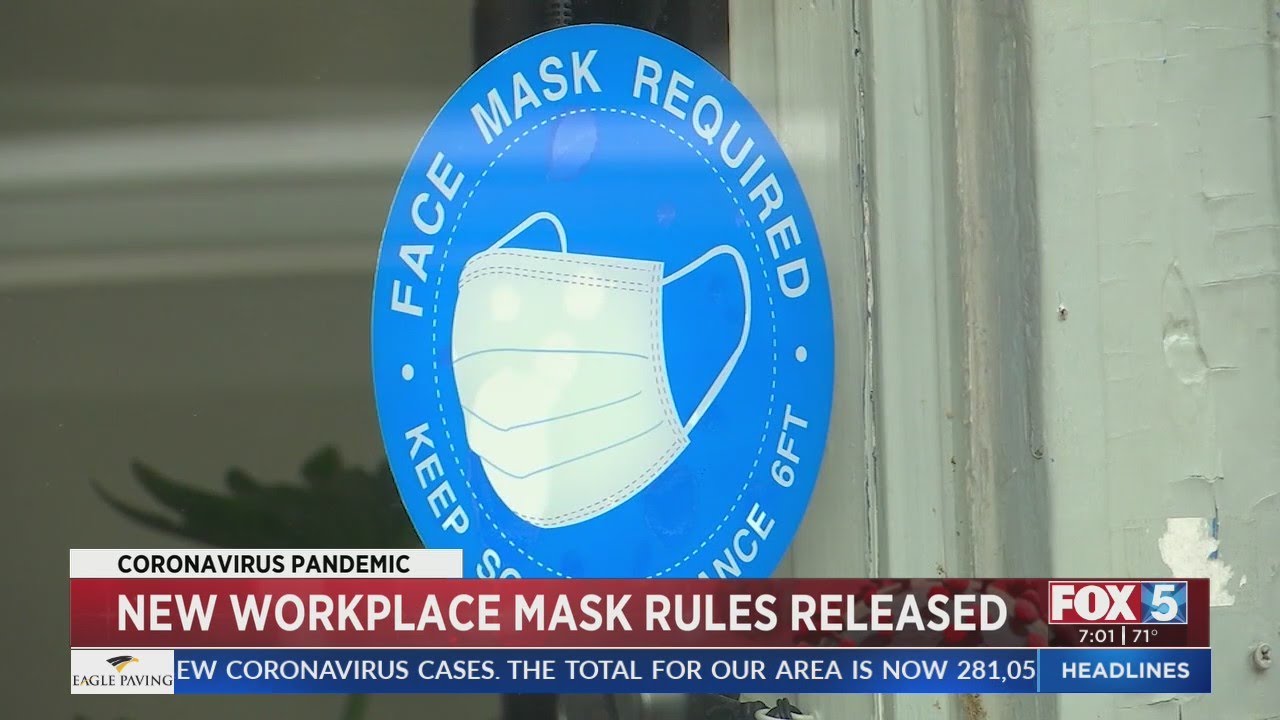 New Workplace Mask Rules Released